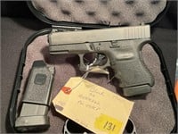 Glock 36 Pistol 45acp 2clips & case