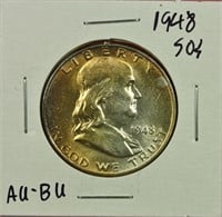 1948 Franklin Half Dollar UNC