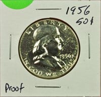1956 Proof Franklin Half Dollar
