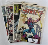 Lot of 4 Hawkeye 60 Cent-1st Edition