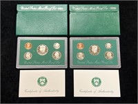 1994 & 1996 United States Proof Sets in Boxes