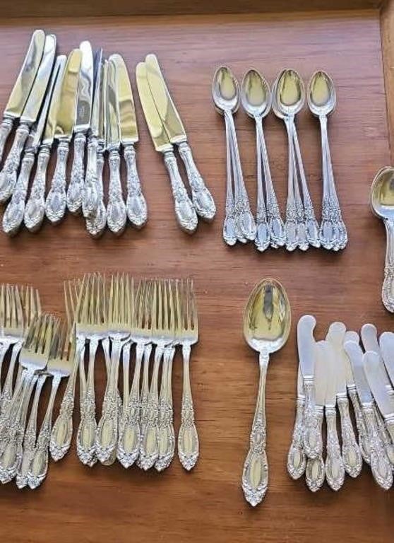 Stunning sterling silver Towle flatware set
