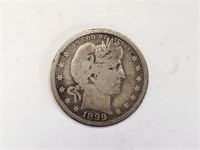 1899-O Silver Quarter