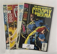 Lot of 4 Adventures of Cyclopsx & Phoenix