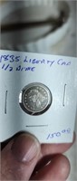 1835 Liberty capped bust half dime