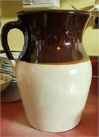Approx 1 gallon stoneware pitcher