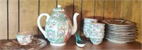 Oriental tea set