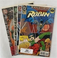 Lot of 4 Robin- D.C. Comics