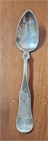 Circa 1860 silver coin spoon