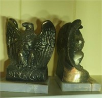 Pair of American eagle bookends