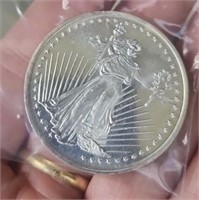 Silver Town 1 ounce .999 fine silver coin