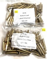 Lot, .30-06 primed brass, 100-Federal 210 primer