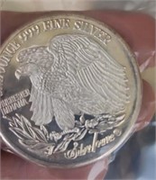 Silver Town 1 ounce .999 fine silver coin
