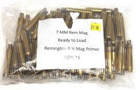 Lot, 7mm REM Mag primed brass with Remington