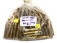 Bag of .300 Weatherby Mag brass, 80 Rds.