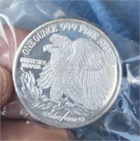 Silver Town 1 ounce .999 fine silver