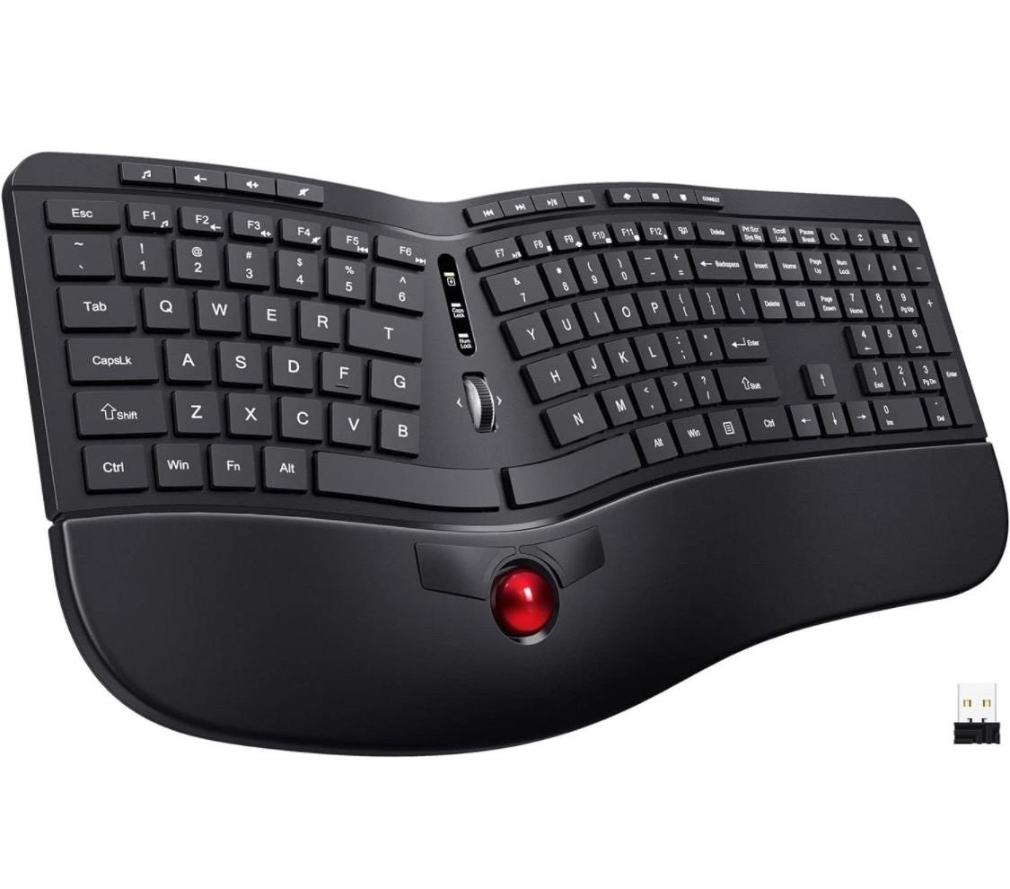 $65 Ergonomic Keyboard,,Wireless Computer Keyboard