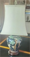 Oriental shade lamp