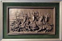 Knight's Charge Wall Relief by D.H. Morton Marcus
