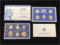 2004 United States Mint Proof Set in Box with COA