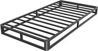 6 Inch Twin Bed Frame with Round Corner Edges