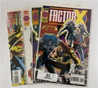 Lot of 4 Factor X-The Age of Apocalypse