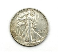 1941-D Walking Liberty Half Dollar