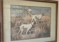 Christie print of hunting dogs Numbered 395 if