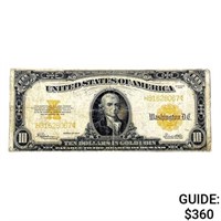 1922 $10 US Gold Certificate