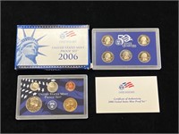 2006 United States Mint Proof Set in Box with COA