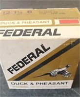 Federal Duck and pheasant 12 gauge Shotgun shells