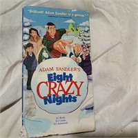 Adam Sandler's Eight Crazy Nights VHS Tape Working
