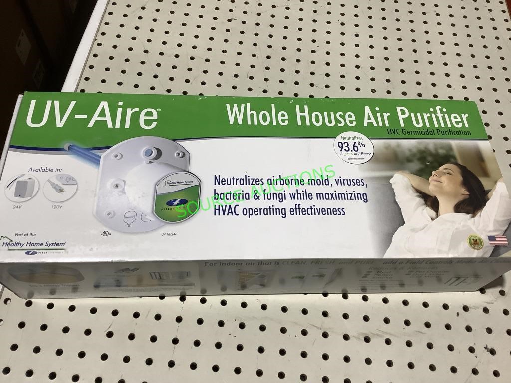 UV-aire whole house air purifier