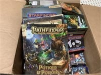Pathfinder books and cards