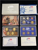 2007 United States Mint Proof Set in Box with COA