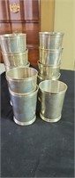 11 sterling silver mint julep cups.