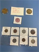 CASINO COINS VINTAGE & FOREIGN COINS