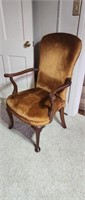 Rust colored arm chair