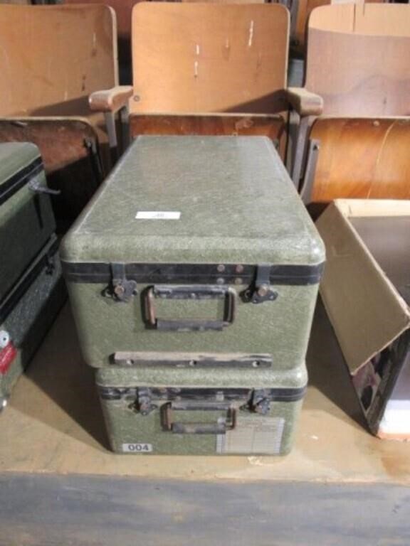 (2) insulated miltary boxes