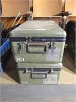 (2) insulated military boxes