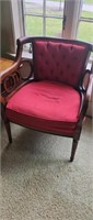 Decorative red chair