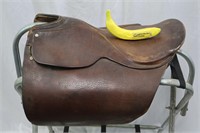 Miller Co. Brown Leather Horse Saddle