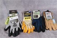 4 pair Asst Gloves - asst sizes
