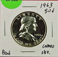 1963 Proof Franklin Half Dollar