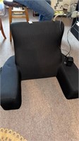Portable massage chair rest with side lamp
