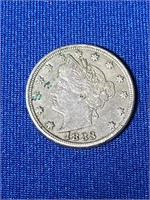 1883 U.S. 5c Liberty Head without Cents