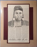 Chief Joseph Signed Print by Merle Johnson