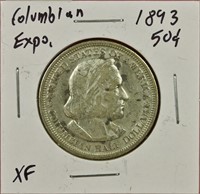 1893 Columbian Expo. Commem. Half Dollar XF