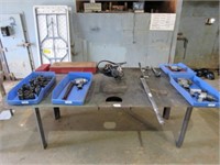 4' x 8' metal shop table