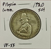 1920 Pilgrim Commem. Half Dollar XF